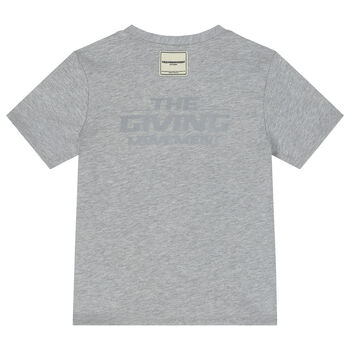 Grey Logo Reflective T-Shirt