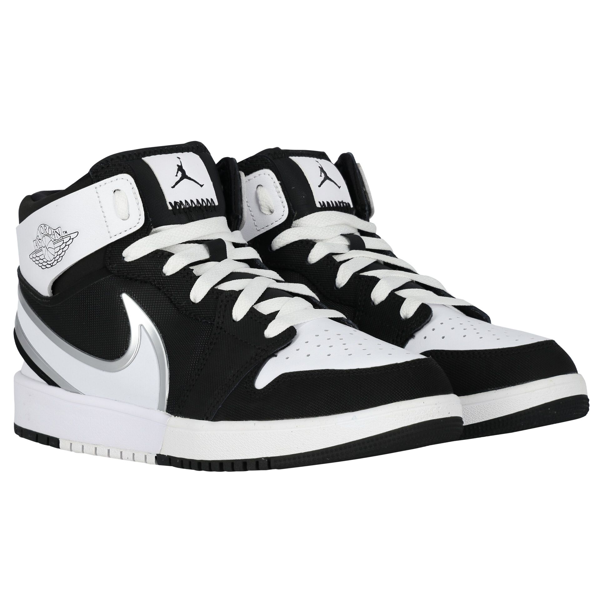 air jordan 1 mid junior white