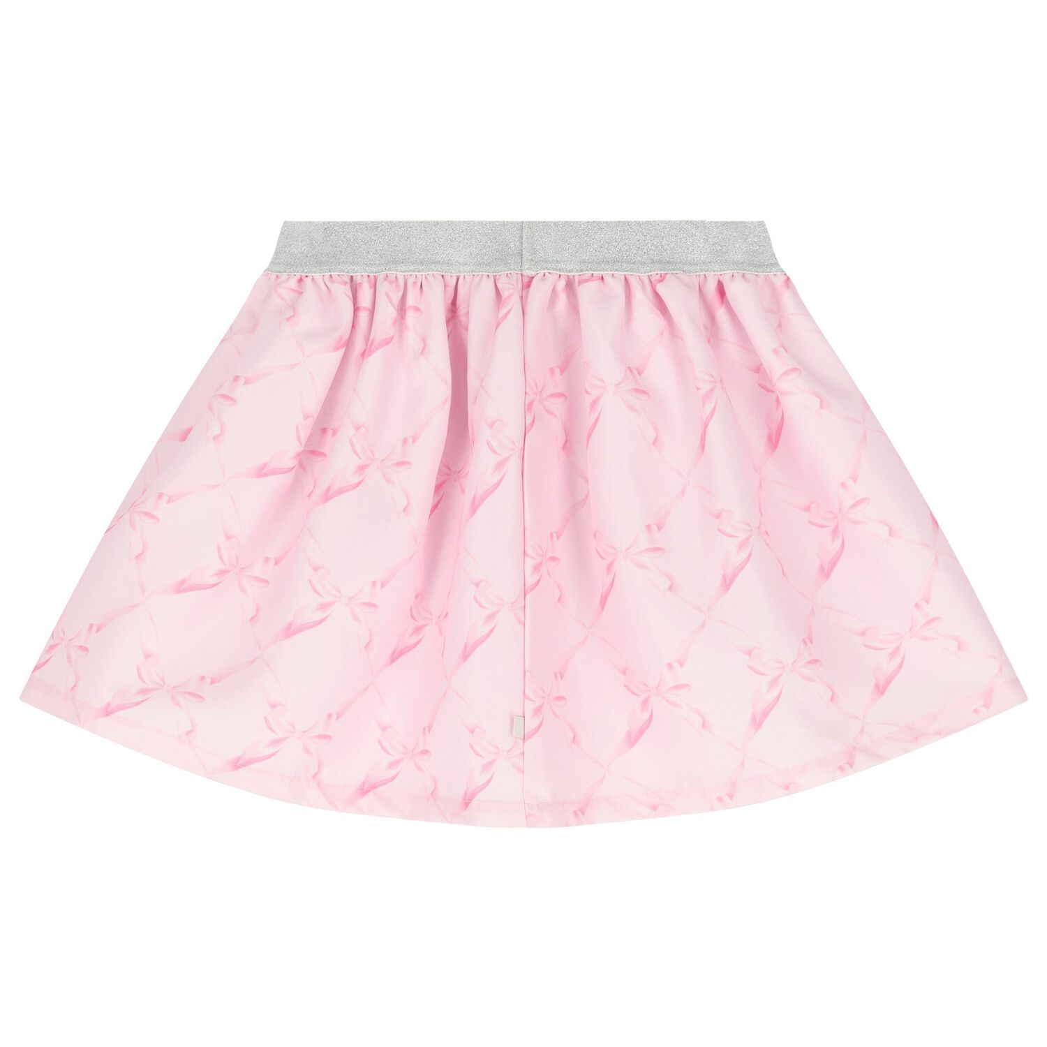 Girls Pink Logo Bow Skirt Set, 1, hi-res image number null