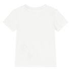 Baby Boys White Logo T-Shirt, 1, hi-res