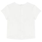 Baby Girls White & Beige Tracksuit Set, 1, hi-res