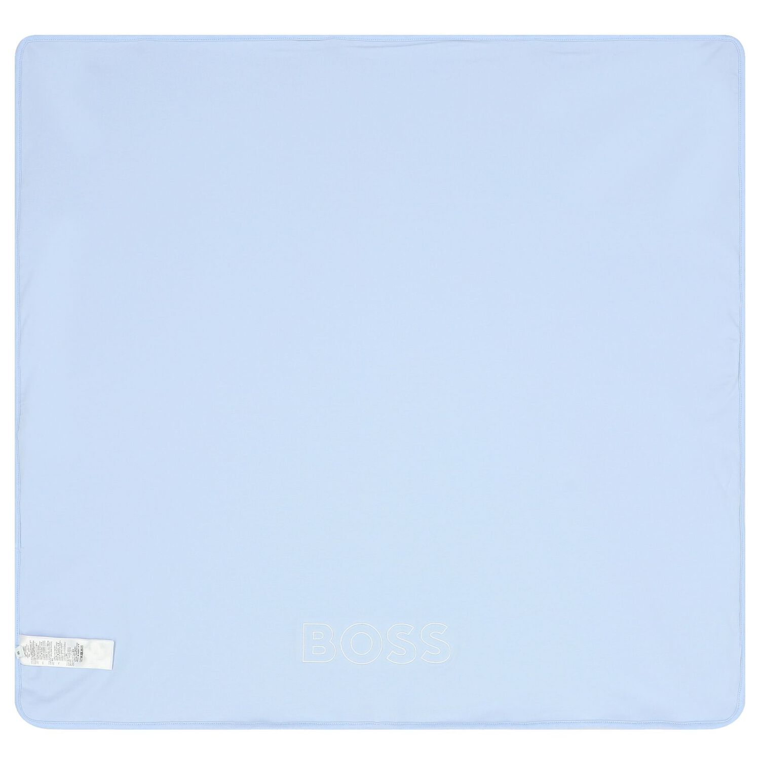 Baby Boys Blue Logo Blanket, 2, hi-res