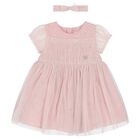 Younger Girls Pink Tulle Dress Set, 1, hi-res