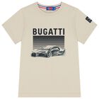 Boys Beige Logo T-Shirt, 1, hi-res