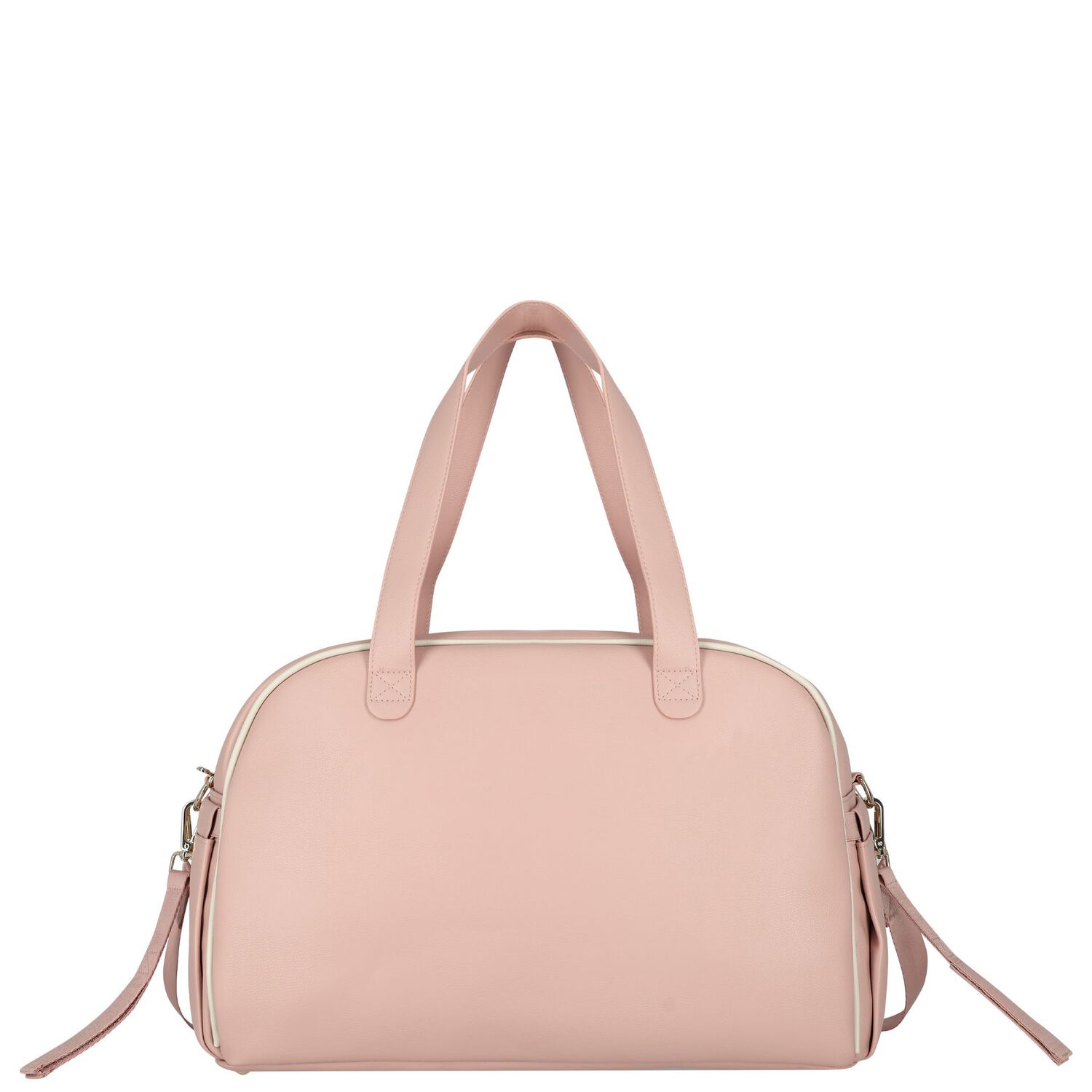 Pink Faux Leather Quilted Baby Changing Bag, 3, hi-res image number null