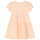Younger Girls Pink Elephant Logo Dress, 1, hi-res