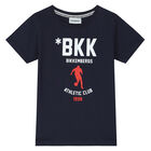 Boys Navy Logo T-Shirt, 1, hi-res