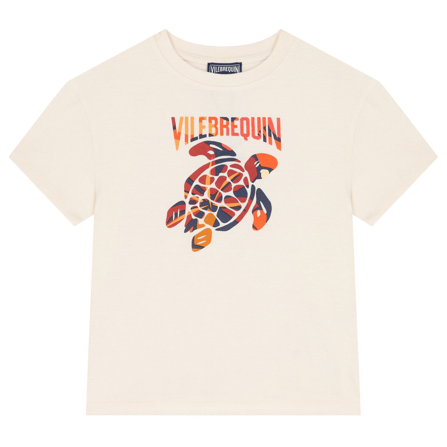 Boys Beige Turtle T-Shirt, 1, hi-res image number null
