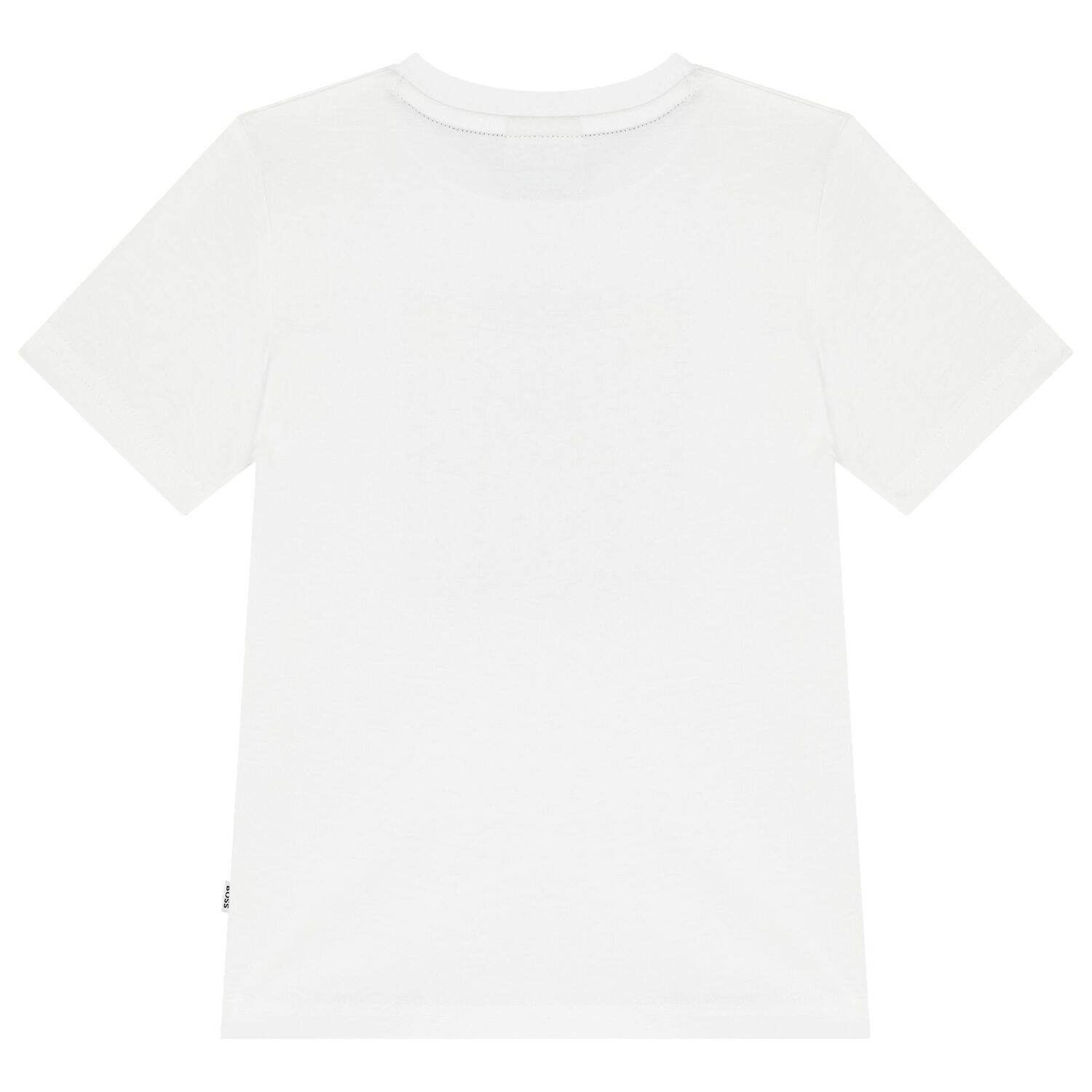 Boys White Logo T-Shirt, 2, hi-res