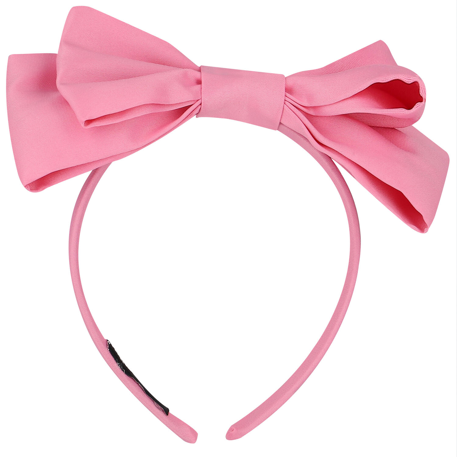 Girls Pink Bow Headband, 4, hi-res