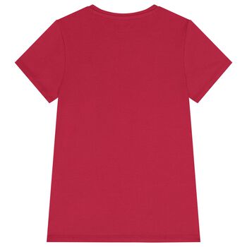 Girls Red Logo T-Shirt