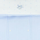 مدس عربة أطفال مزينة بالنقاط باللون الأزرق والأبيض , 1, hi-res