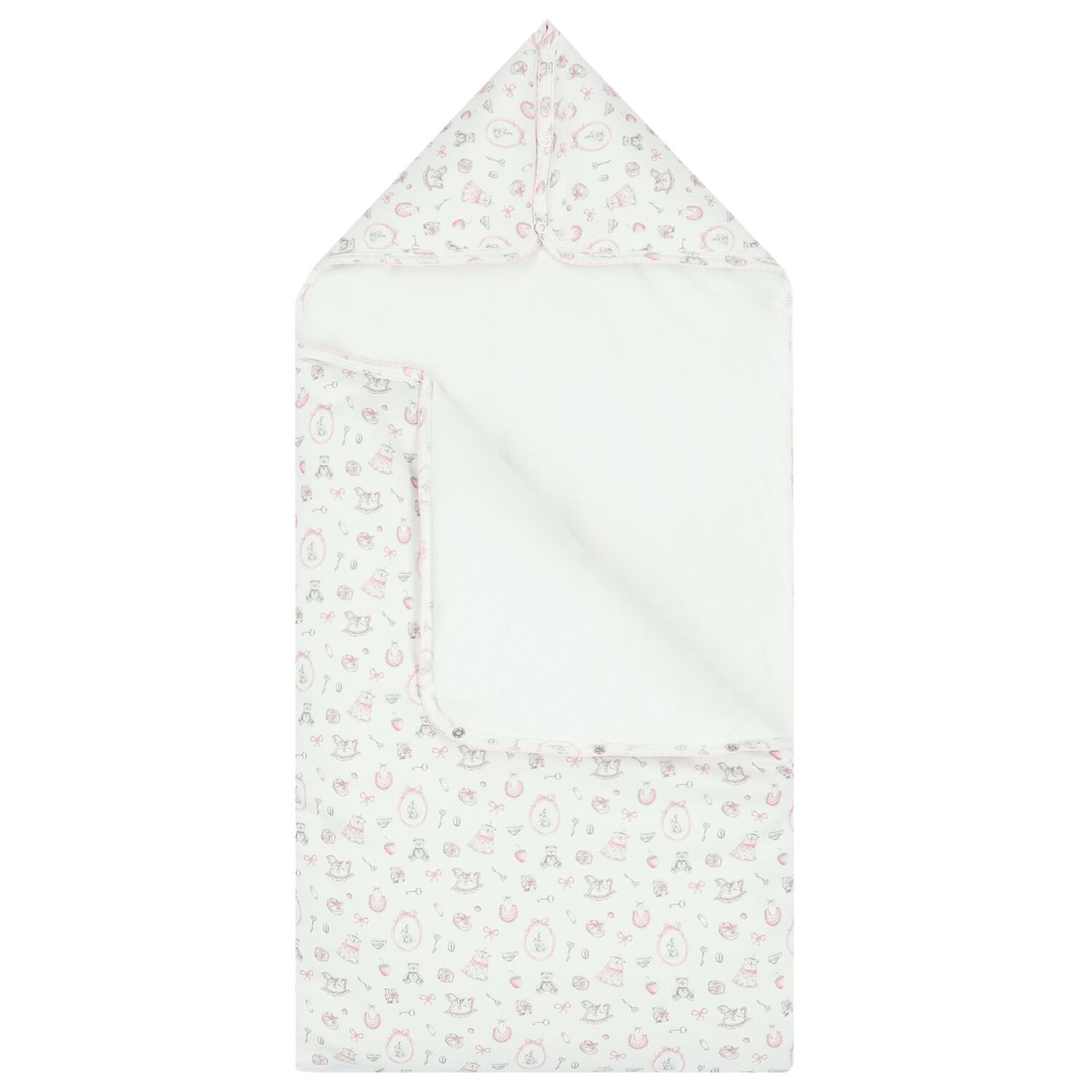 Baby Girls White & Pink Nest, 1, hi-res image number null