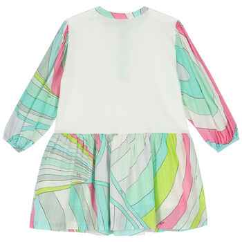 Girls Multi-Coloured Iride Pastel Dress