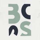 تيشيرت أطفال بالشعار باللون الأبيض  للأولاد, 1, hi-res