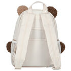 Beige Teddy Bear Backpack, 1, hi-res