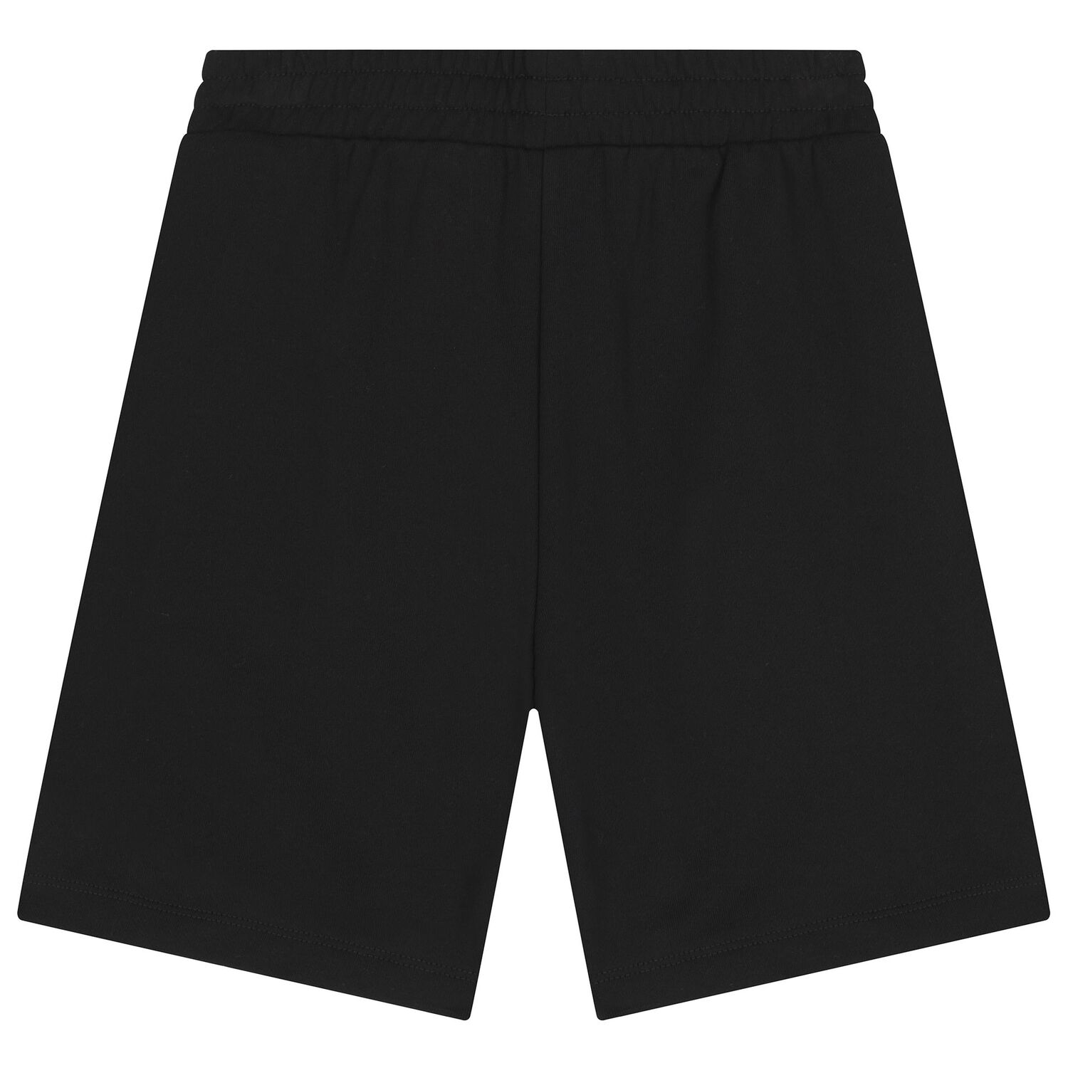 Boys Black Logo Shorts, 2, hi-res