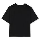 Boys Black Logo T-Shirt, 2, hi-res