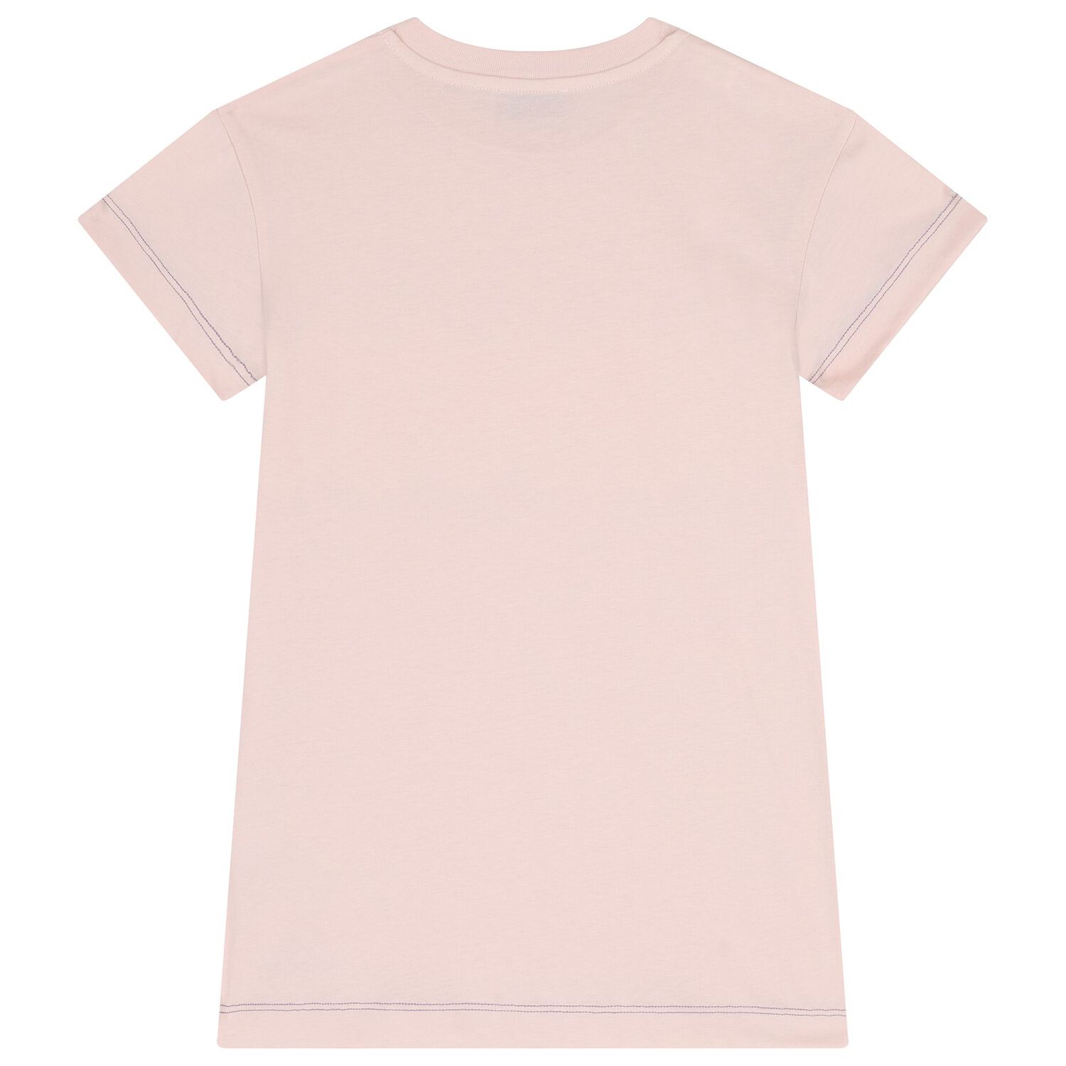 Girls Pink Zigzag Logo Dress, 1, hi-res