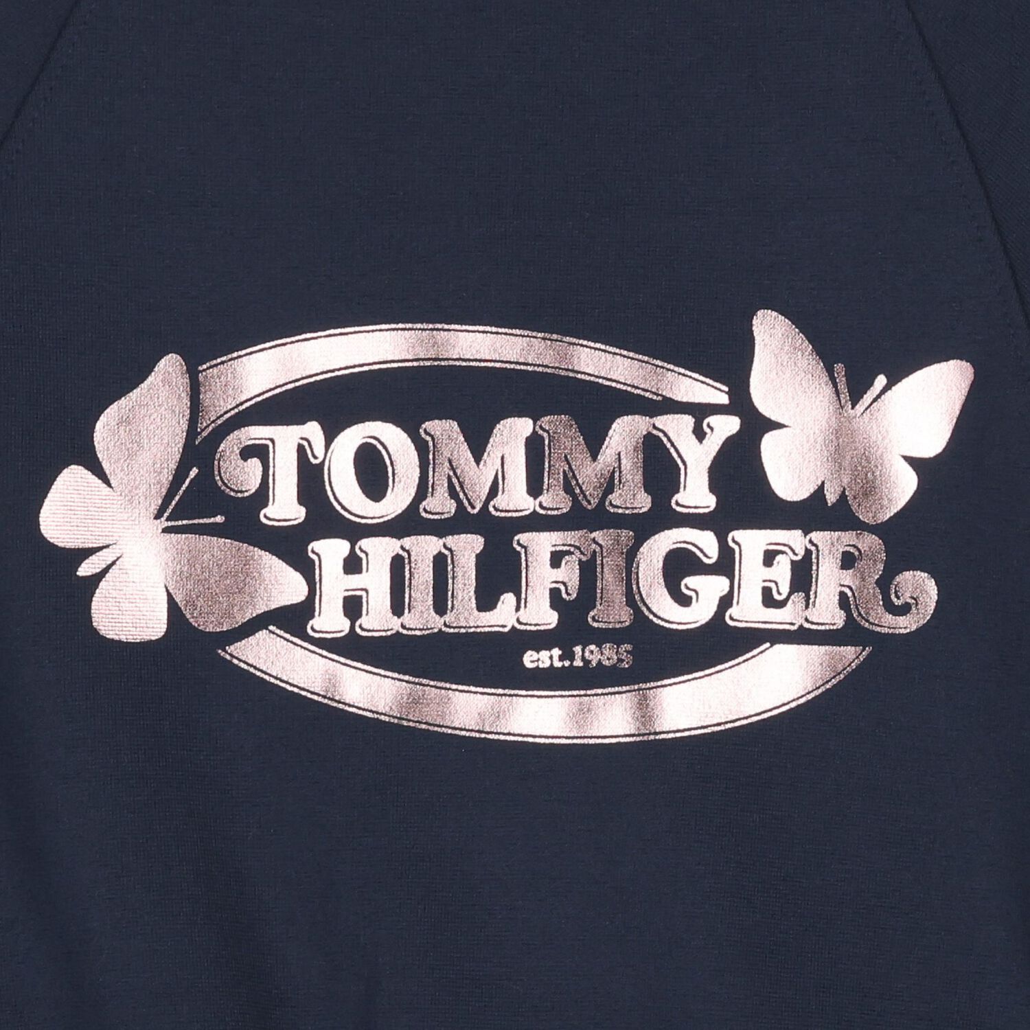 توب بسحاب بالشعار باللون الكحلي للبنات , 1, hi-res image number null