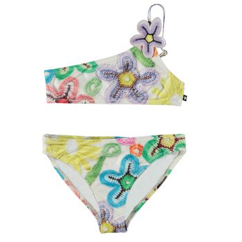 Girls Multi-Colored Floral Naja Bikini