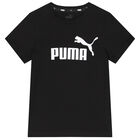 تيشيرت أولاد بالشعار باللون الاسود, 2, hi-res