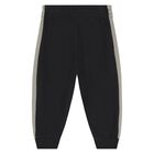 Younger Boys Black Logo Tracksuit, 1, hi-res