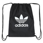 Black Trefoil Logo Gym Sack, 1, hi-res