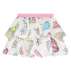 Girls White Skirt, 1, hi-res