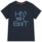 Boys Navy Blue Logo T-Shirt, 2, hi-res
