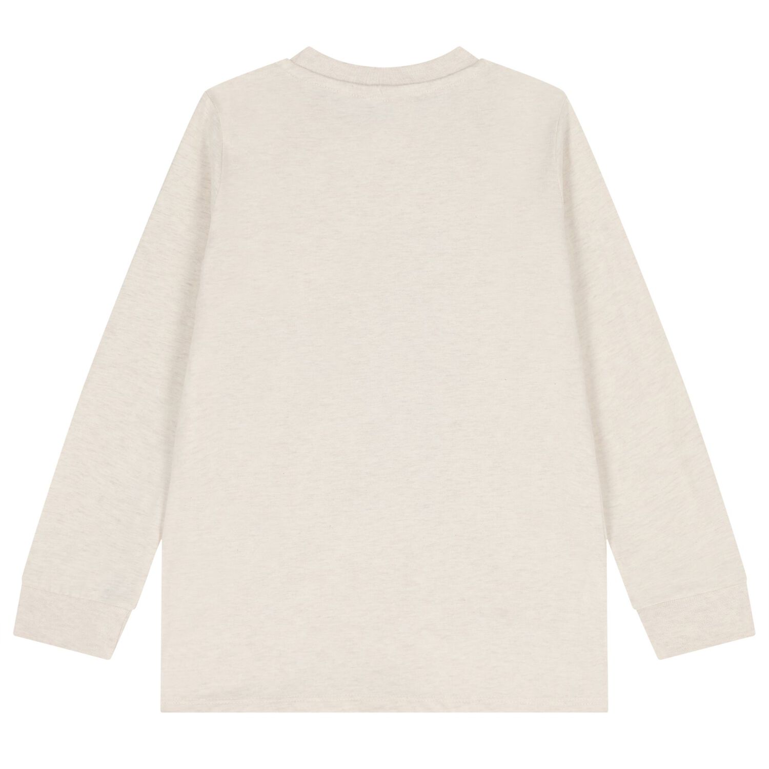 Boys Beige Tiger Long Sleeve Top, 1, hi-res