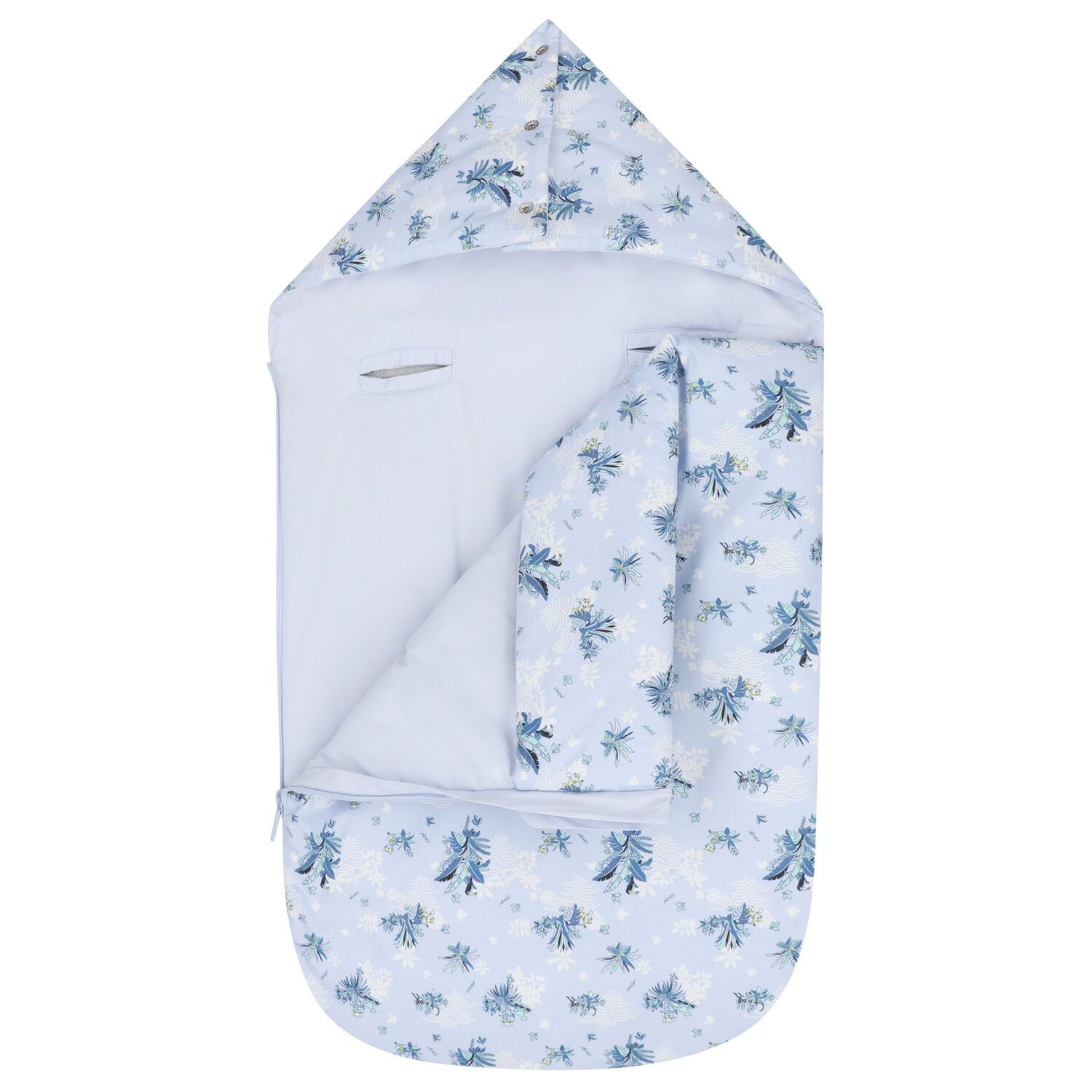 Blue Logo Reversible Baby Nest, 2, hi-res