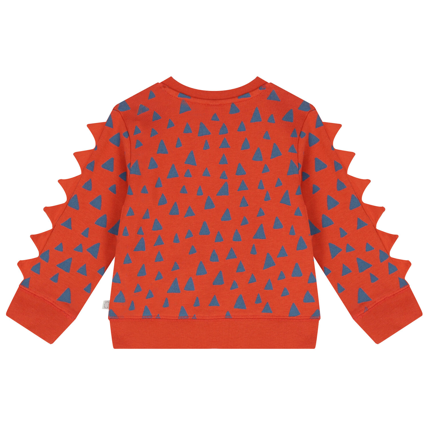 Younger Boys Orange Monster Sweatshirt, 1, hi-res image number null