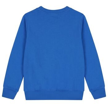Blue Teddy Bear Logo Sweatshirt