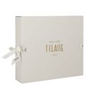 طقم هدايا ملابس أطفال بطبعة خريطة جغرافية باللونين البيج والوردي, 2, hi-res