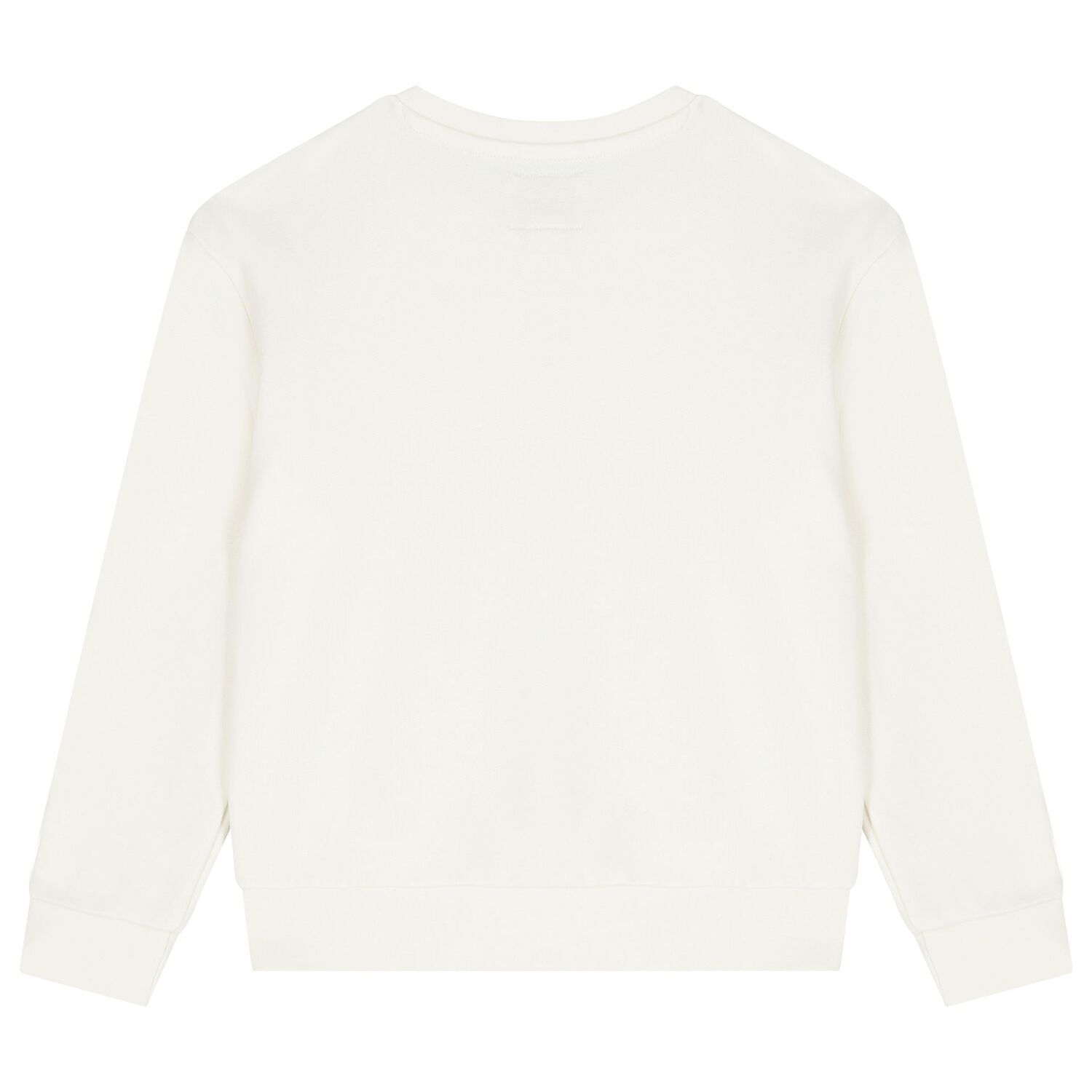 Girls Ivory Teddy Bear Logo Sweatshirt, 1, hi-res