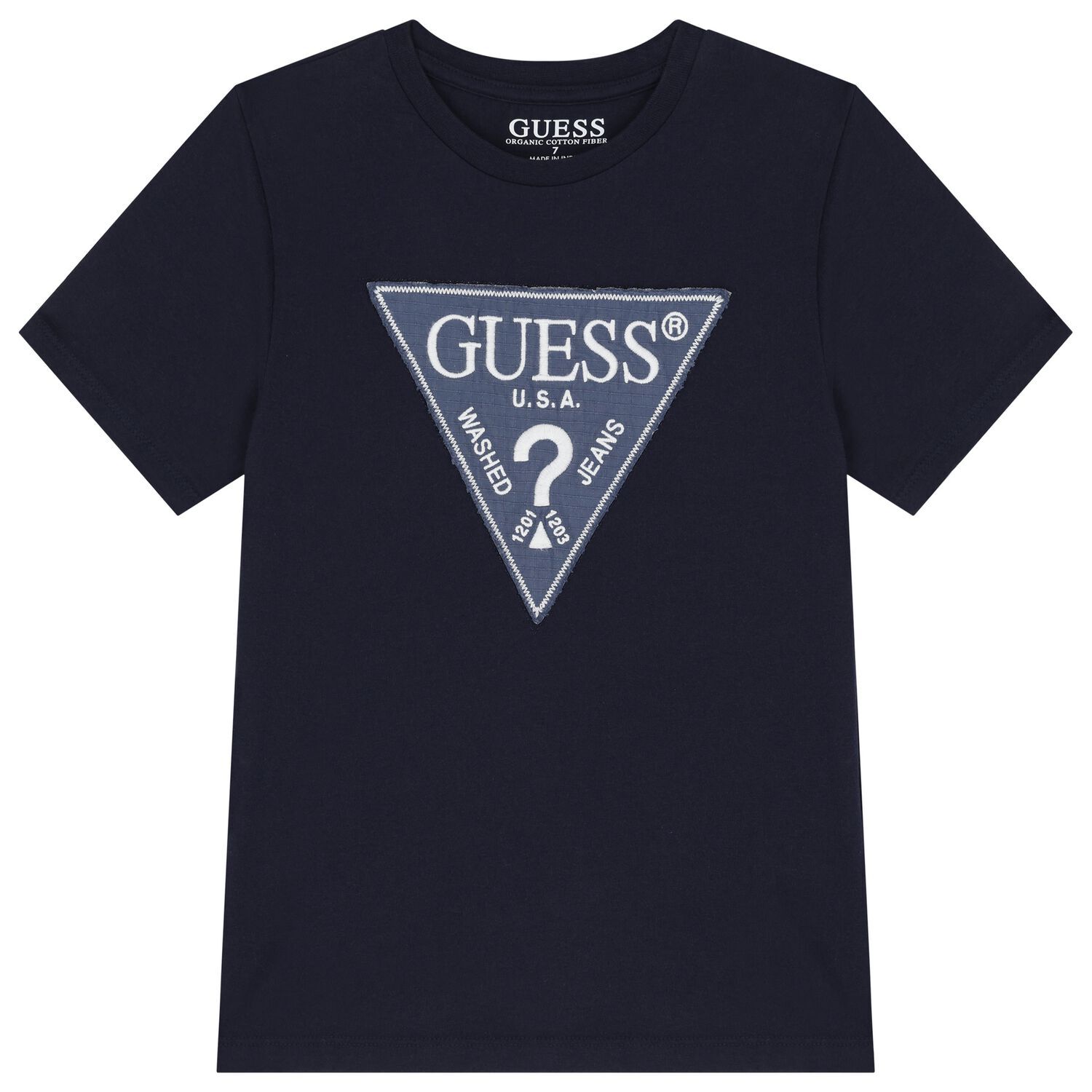 Boys Navy Blue Logo T-Shirt, 2, hi-res image number null