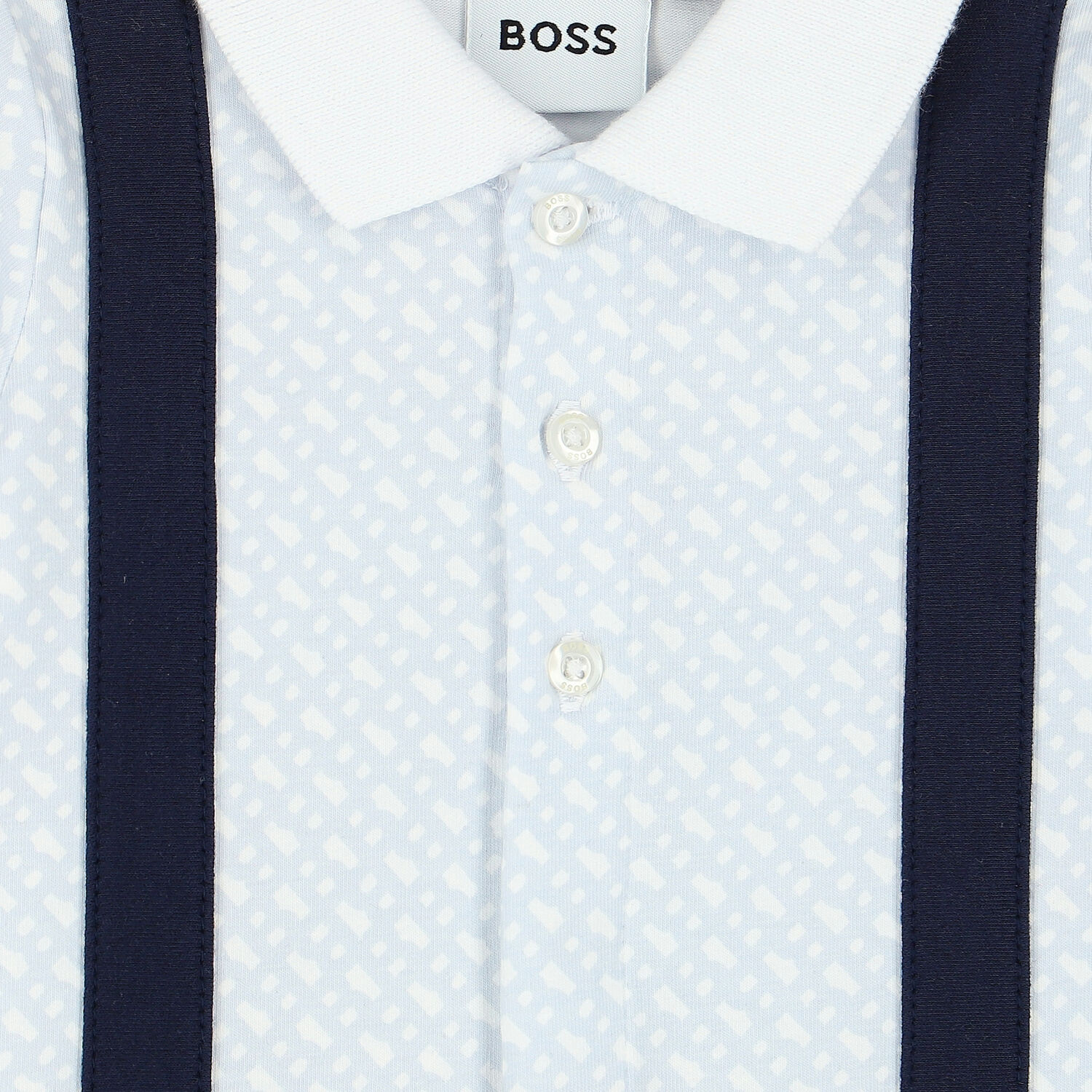 افرول بالشعار باللون الكحلى للاولاد, 1, hi-res