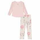 Girls Pink Leggings Set, 1, hi-res