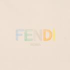 مدس بالشعار باللون البيج والأبيض للأطفال , 3, hi-res