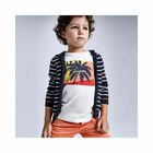 طقم شورت باللون الابيض والكحلى للاولاد, 2, hi-res