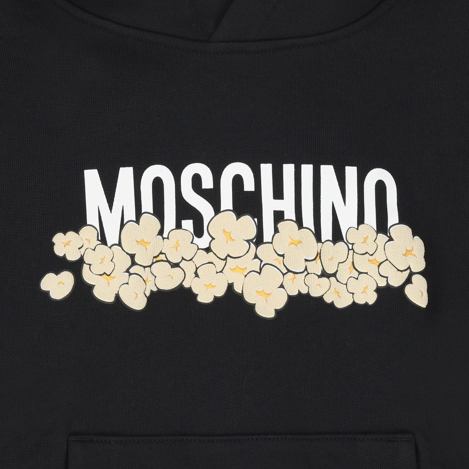 Black Popcorn Logo Hooded Top, 2, hi-res