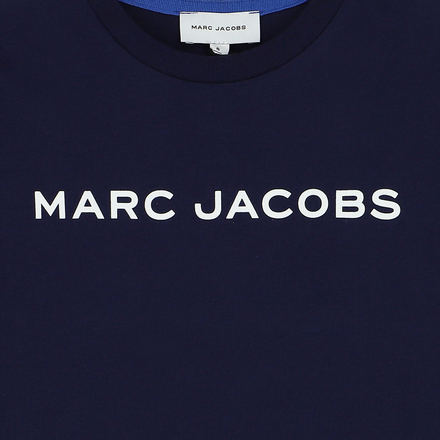 تيشيرت أولاد بالشعار باللون الكحلي, 1, hi-res