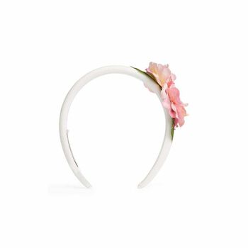 Girls Pink Flower Headband