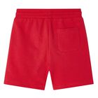 شورت أولاد بالشعار باللون الأحمر, 1, hi-res