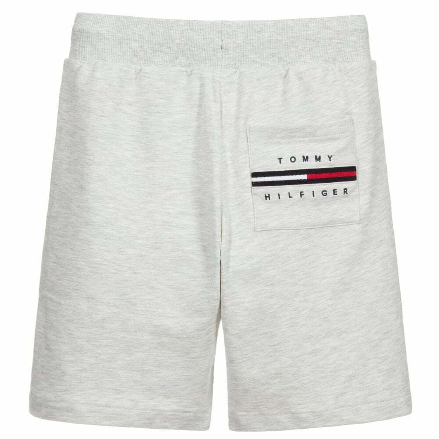 Boys Grey Logo Shorts , 1, hi-res
