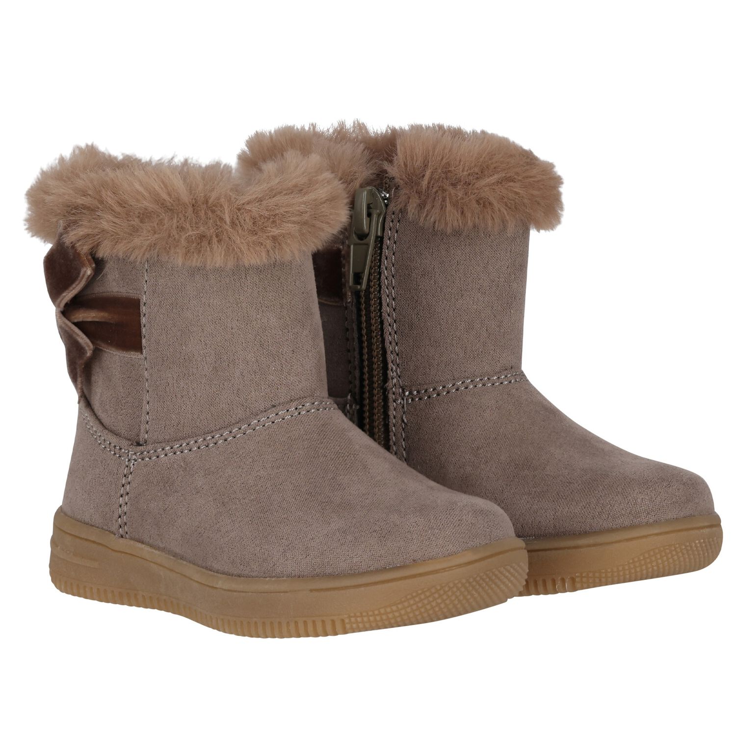 Younger Beige Suede Boots, 1, hi-res image number null