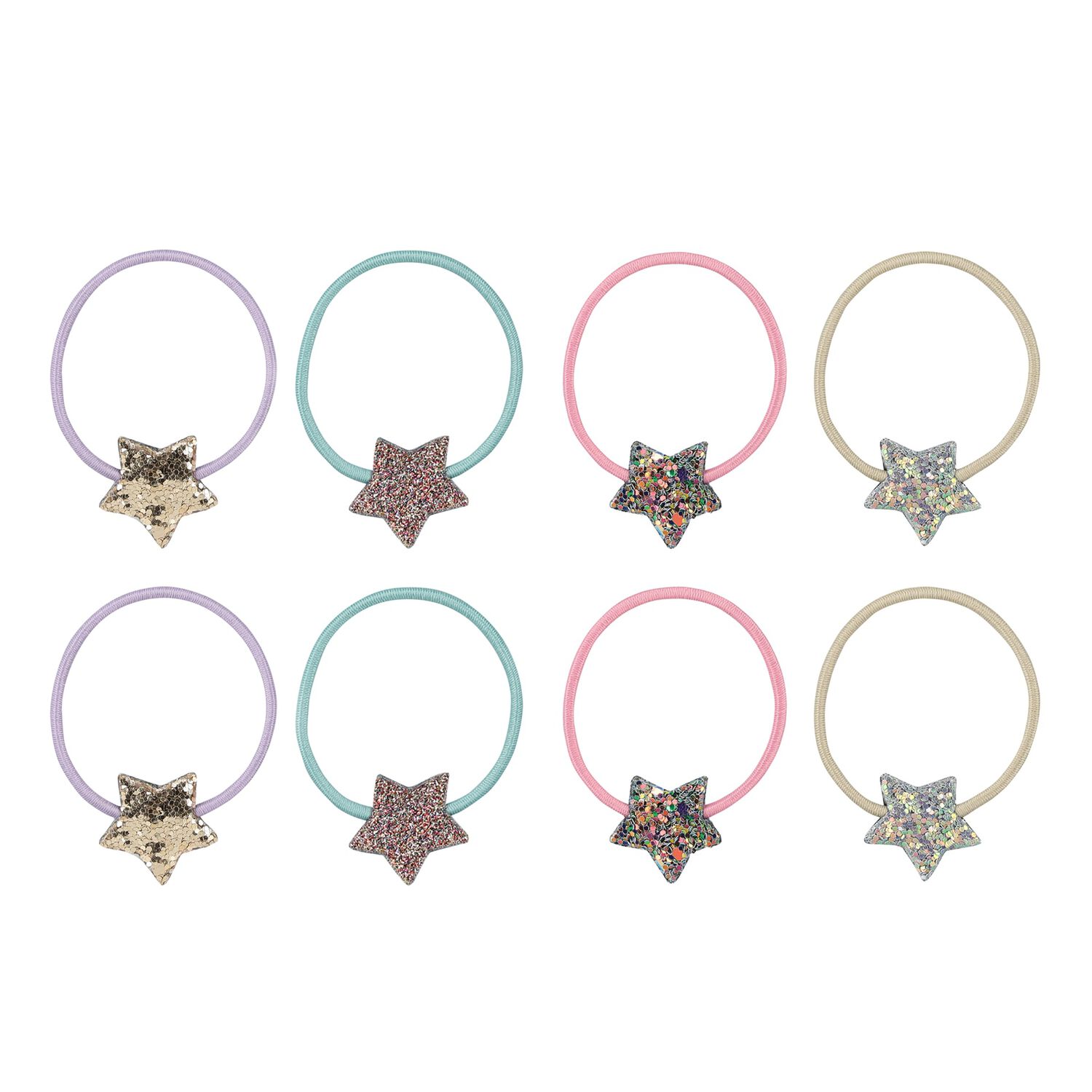 مشابك شعر بنات بالنجوم متعددة الألوان, 1, hi-res image number null