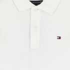 Boys White Logo Polo Shirt, 3, hi-res