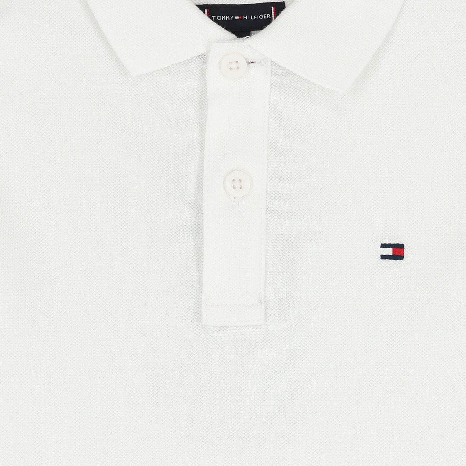 Boys White Logo Polo Shirt, 3, hi-res